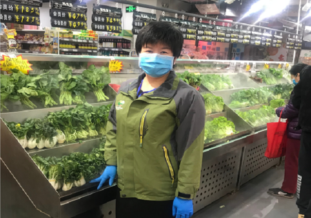 志廣果蔬草橋店長——楊桂芳